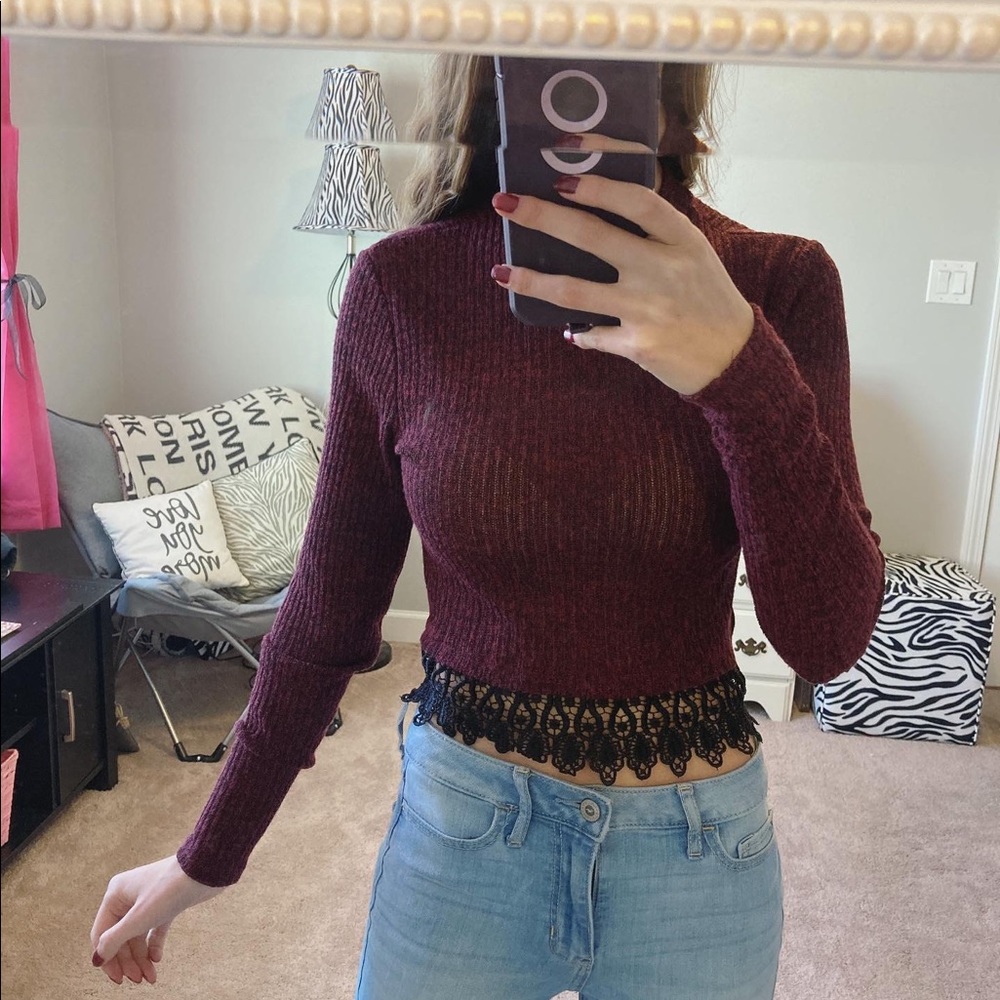 Cropped sweater
